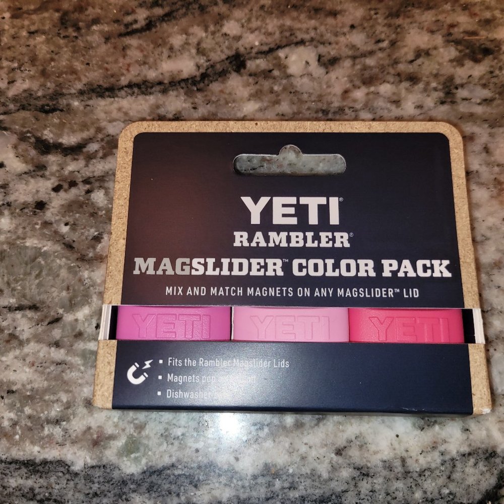 YETI RAMBLER MAGSLIDER Power Pink Trio COLOR PACK 🩷 Limited Edition 🆕 NWT